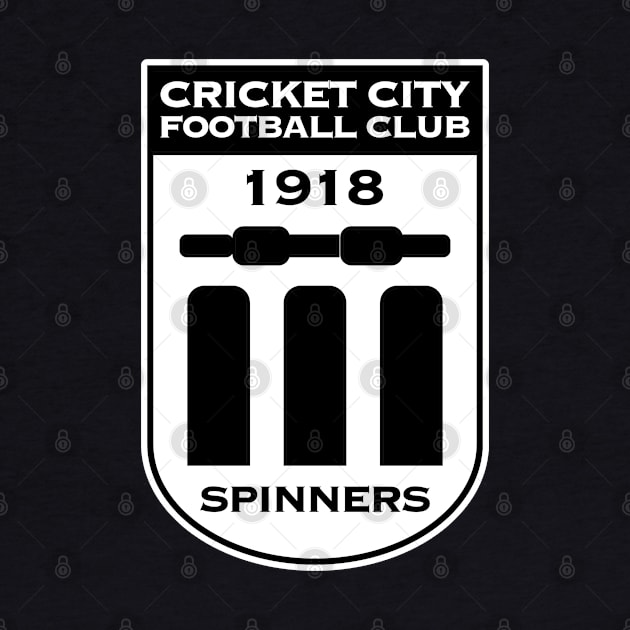 Cricket City Football Club by Kev Brett Designs